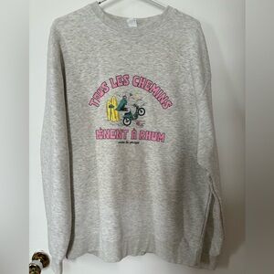 Grey Graphic Sweatshirt